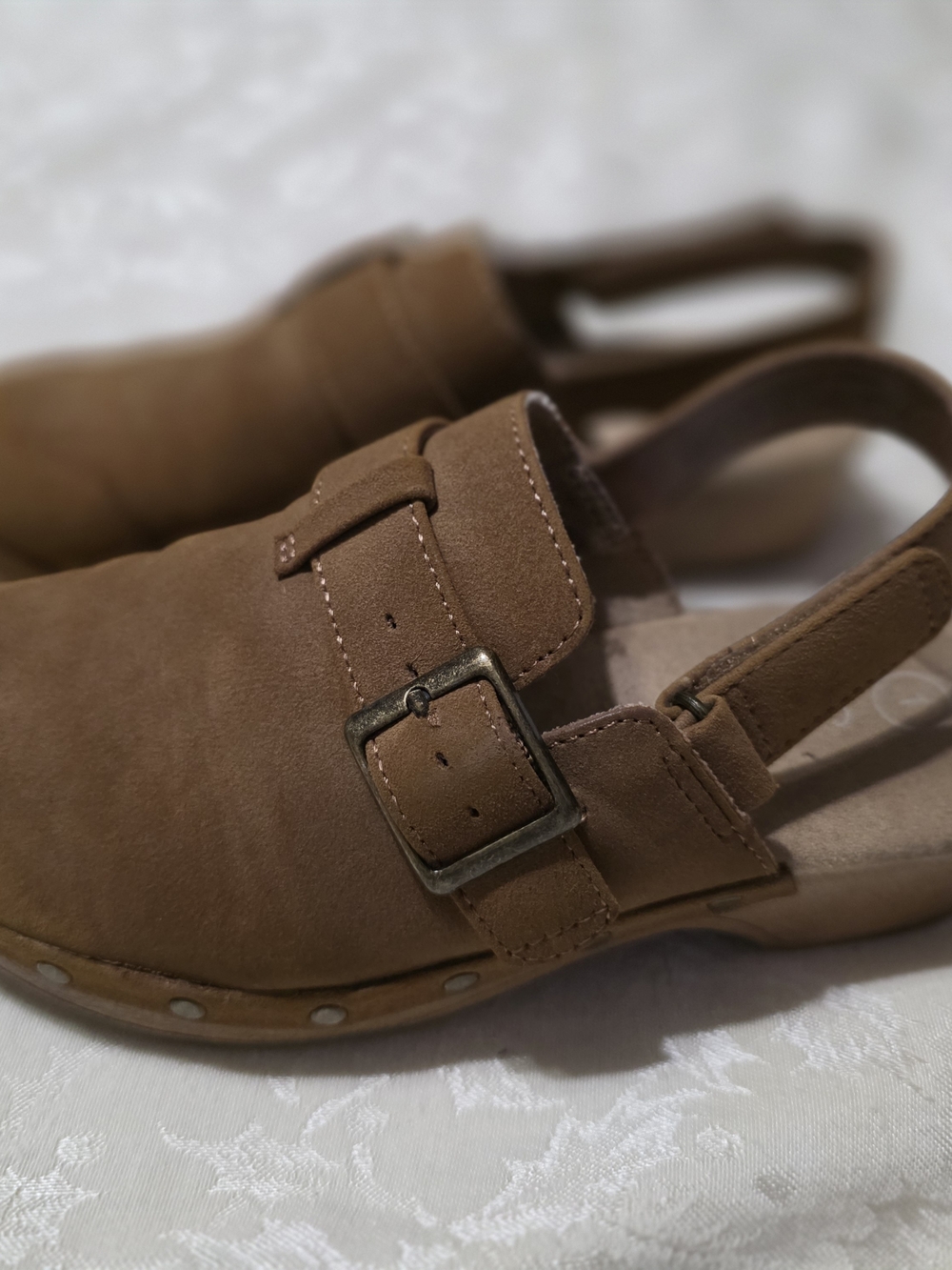 Cat & Jack Brown Girls/Boys Slingback Clog Sandals